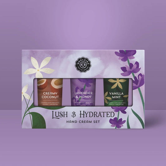 Lush & Hydrated Shea Butter Hand Cream Set